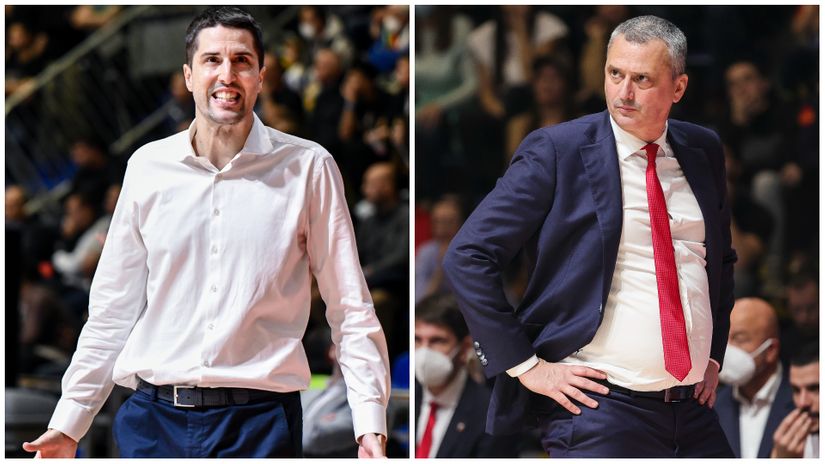 Nenad Stefanović i Dejan Radonjić (©ABA LIGA - Dragana Stjepanović, ©Star Sport)