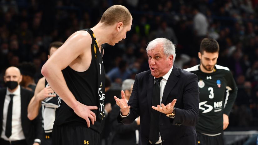 Alen Smailagić i Željko Obradović (©MN Press)