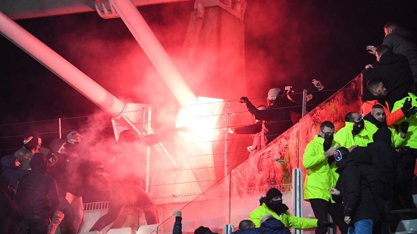 Detalj sa utakmice Pariz - Lion (Foto: AFP)