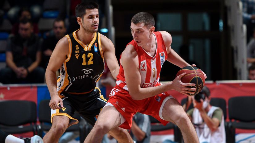 Marko Gušić u dresu Crvene zvezde (Foto: ABA League/Dragana Stjepanovic)