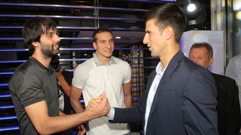 Teodosić, Bogdanović i Đoković, (Foto: MN Press)
