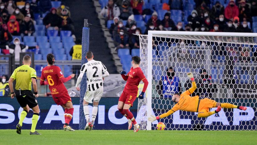 Detalj kada je De Šiljo postigao gol za 4:3 (©Reuters)