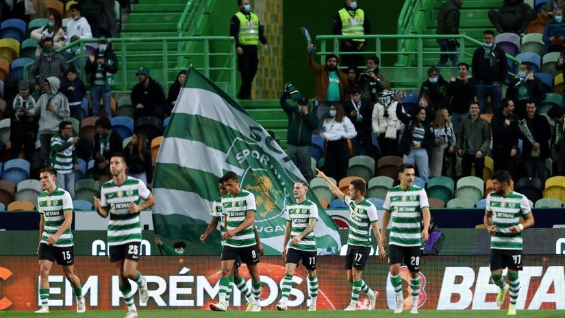 Igrači Sportinga (©Reuters)