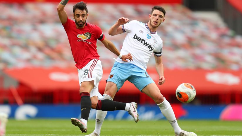 Bruno Fernandes i Deklan Rajs (©Reuters)