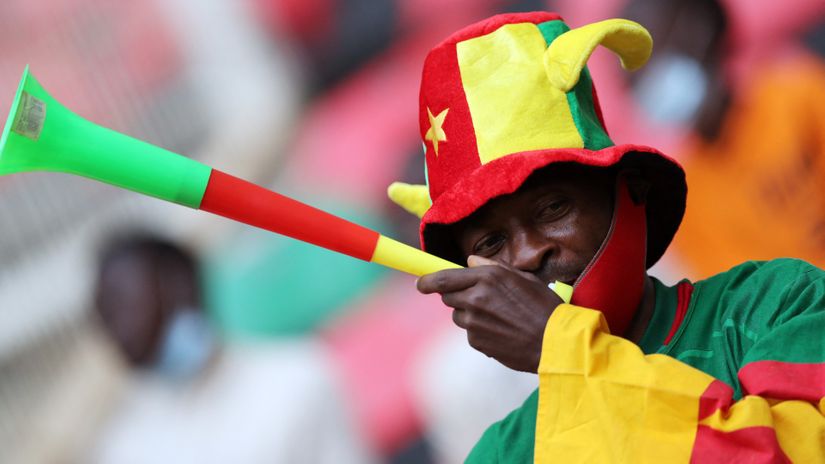 Uvek interesantni navijači u Africi (©Reuters)
