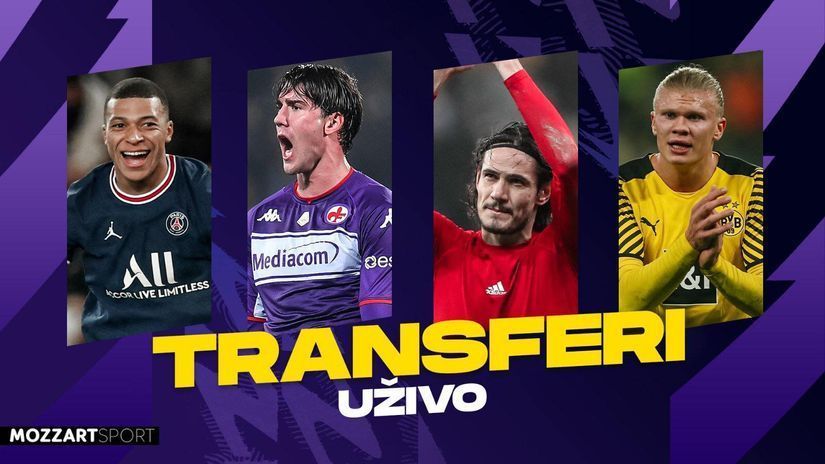 TRANSFERI UŽIVO (sreda, 26. januar)