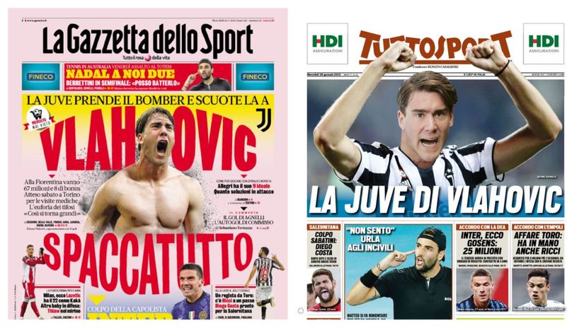 Vlahović monopolizovao naslovne strane italijanskih medija