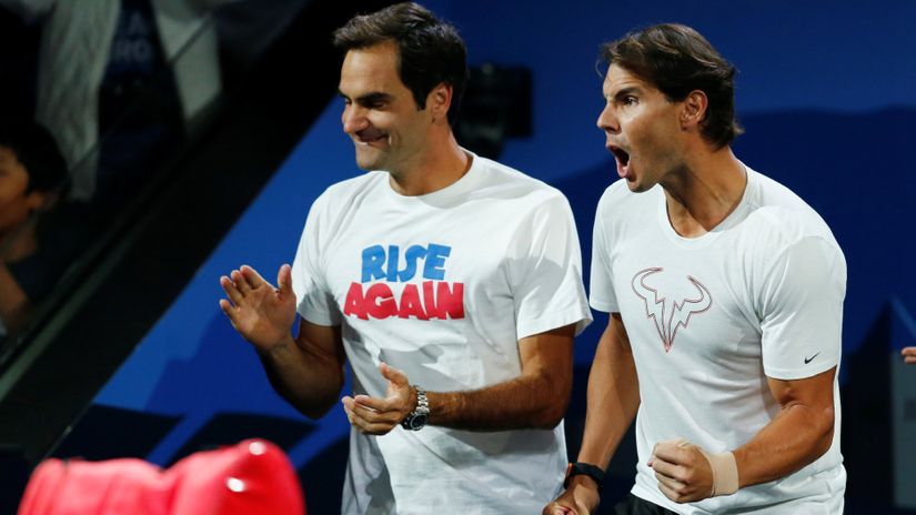 Federer i Nadal (©Reuters)
