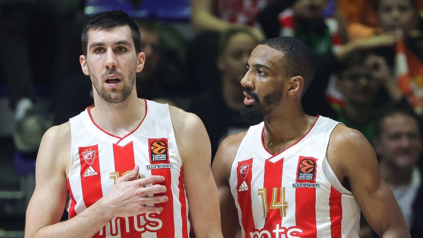 Ognjen Dobrić i Ostin Holins (© Starsport)