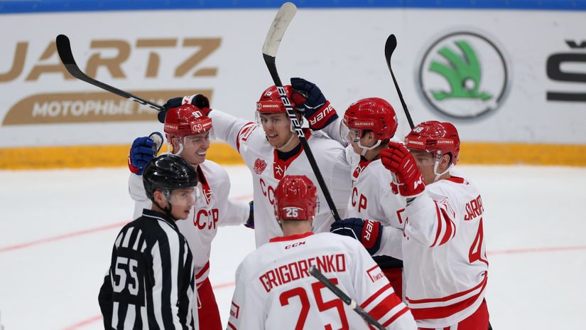 Hokejaši Rusije (©Reuters)
