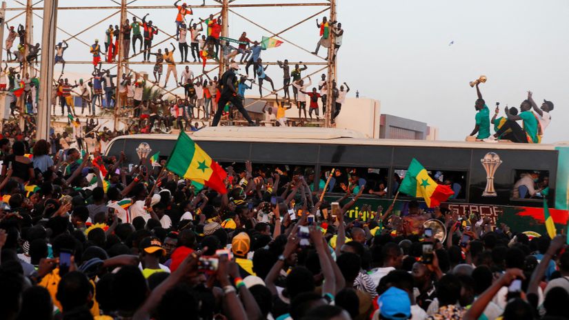 Slavlje u Dakaru (Reuters)