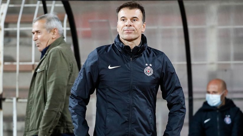 Aleksandar Stanojević u Nišu, iza je Milan Đuričić (© Star sport)