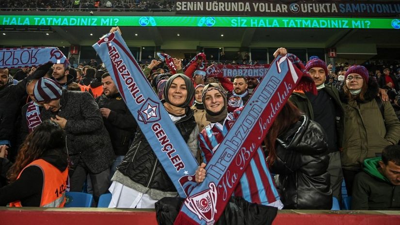 Sve spremno za slavlje u Trabzonu (©AFP)