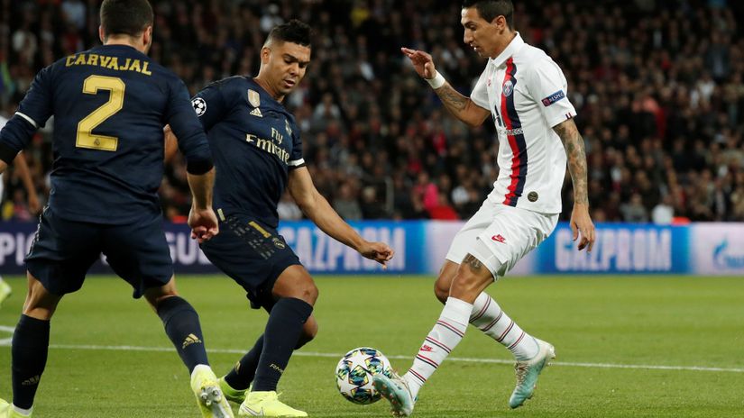 Kasemiro (Real Madrid) i Anhel di Marija (PSŽ)