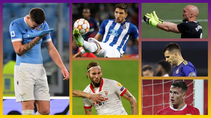 Sergej Milinković-Savić, Marko Grujić, Nemanja Gudelj, Marko Dmitrović, Komnen Andrić i Svetozar Marković (©Reuters)