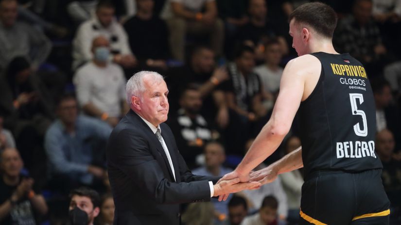 Željko Obradović i Balša Koprivica (ⒸMN Press)
