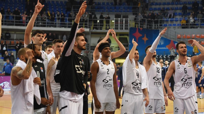 Košarkaši Partizana (©MN Press)