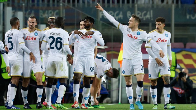 Fudbaleri Napolija (©Reuters)