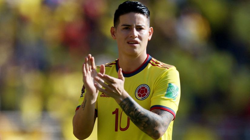 Hames Rodrigez, fudbaler Al Rajana (©Reuters)
