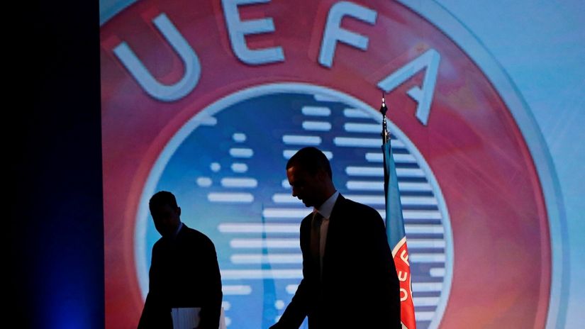 Predsednik UEFA Aleksandar Čeferin (©Reuters)
