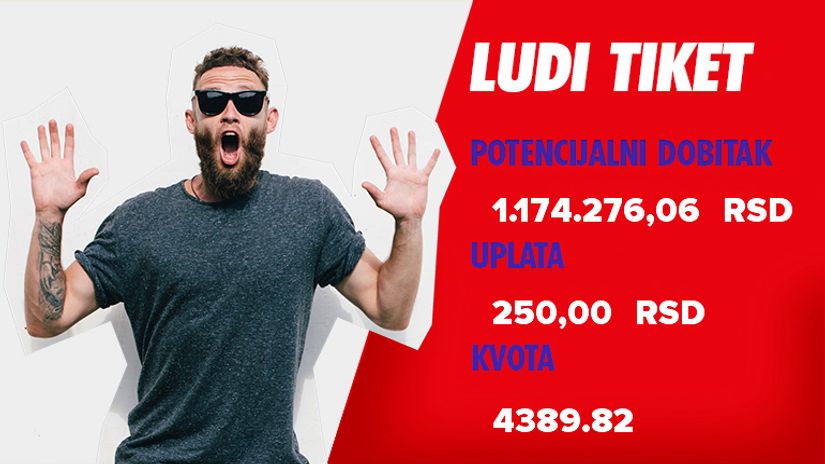 LUDI TIKET (-), utorak, 1.174.276 dinara: Valjevski dosije X