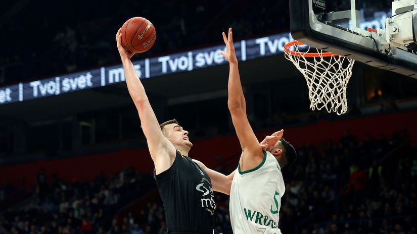 Detalj sa susreta Partizan – Šljonsk (© Star sport)
