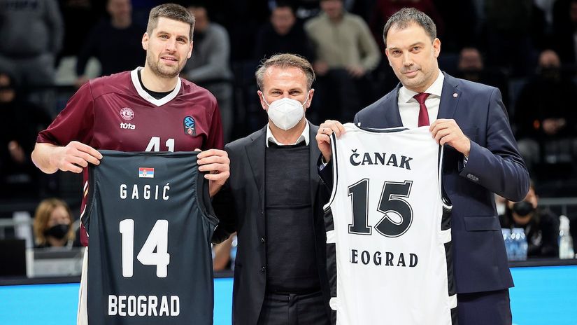 Đorđe Gagić i Nenad Čanak sa Ostojom Mijailovićem (© Star sport)