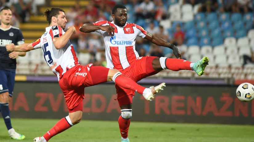 Aleksandar Dragović i Seku Sanogo (Crvena zvezda)