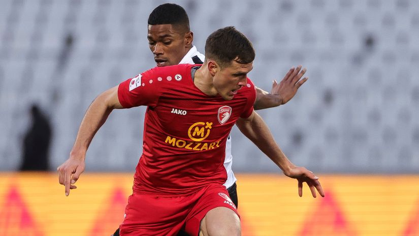 Marko Gajić se povredio na meču sa Kolubarom (©Starsport)