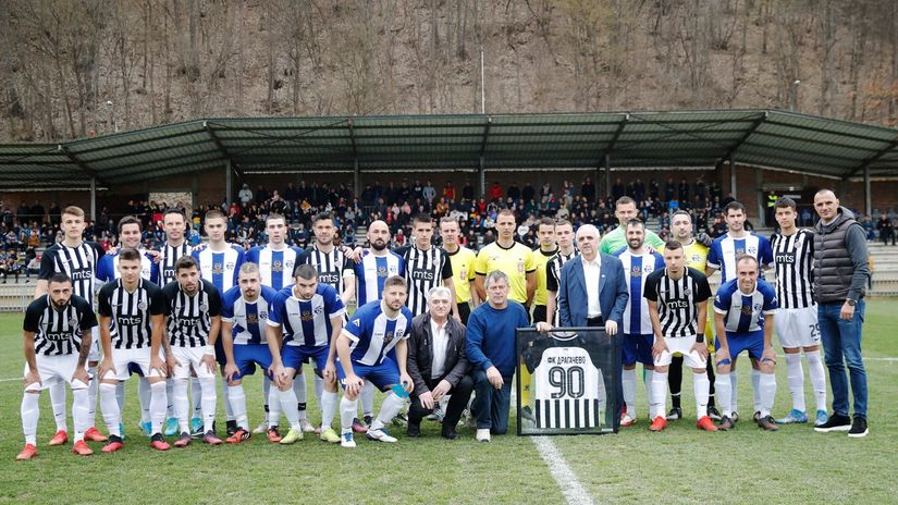 Fudbaleri Partizana i Dragačeva (©FK Partizan/Miroslav Todorović)