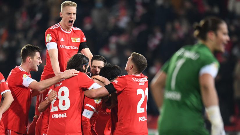 Radost igrača Union Berlina (©Reuters)