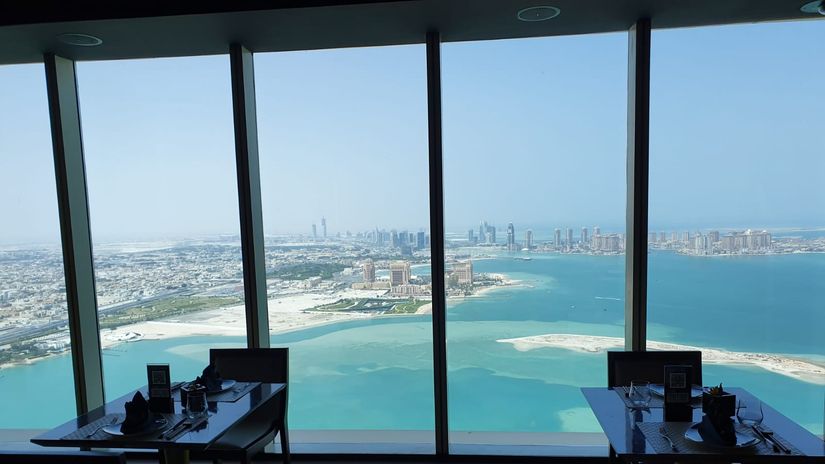 Pogled na Dohu iz jednog restorana (©Mozzart Sport)