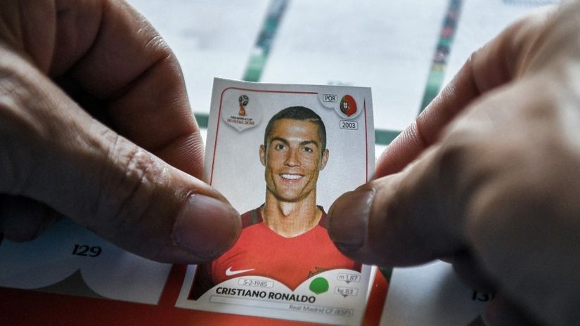 Ronaldo u albumu za Mundijal u Rusiji (© AFP)