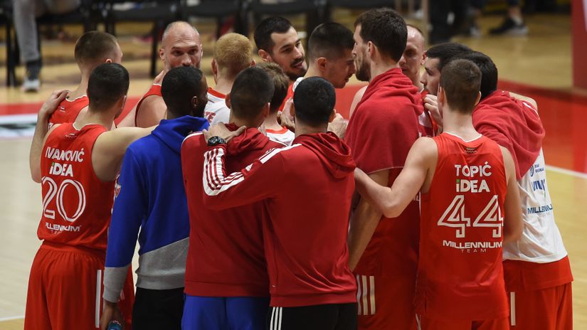 Košarkaši Crvene zvezde (©MN Press)