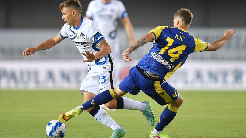 Nikolo Barela (Inter) i Ivan Ilić (Verona)
