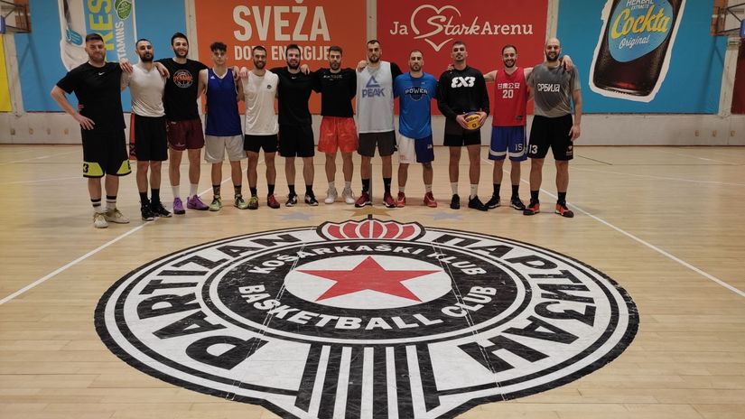 Basket 3x3 ekipa Beograd Partizana   