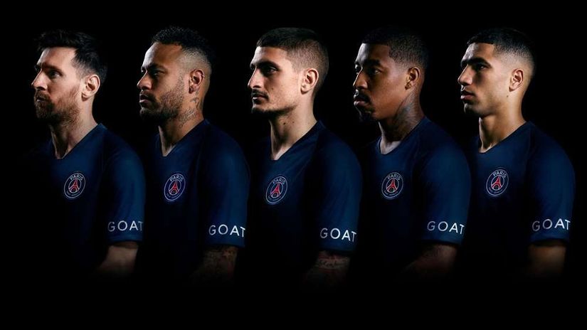 Goat na rukavu Pari Sen Žergmena (©PSG)