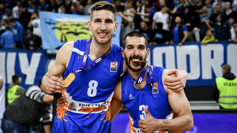Dušan Kutlešić i Nemanja Protić (Foto: ABA League/Dragana Stjepanovic)