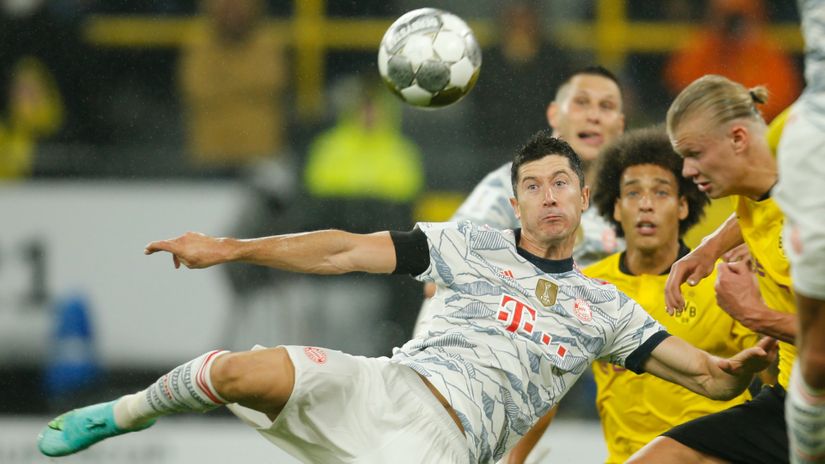 Robert Levandovski (Bajern) i Erling Haland (Dortmund)