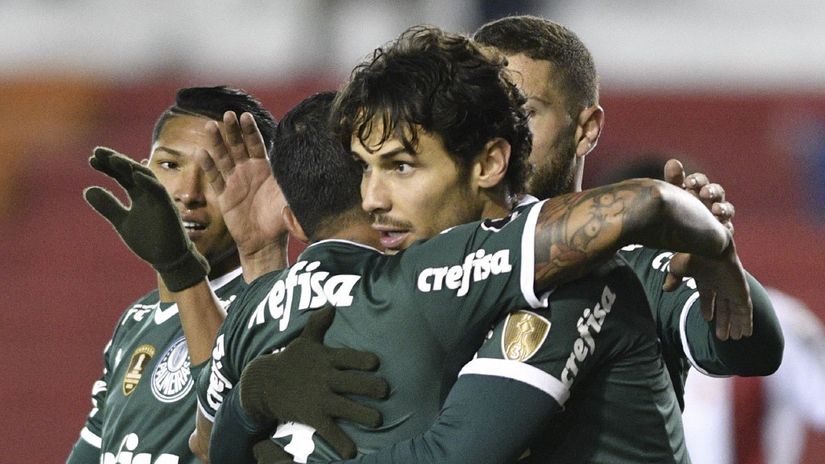 Rafael Veiga slavi gol (©AFP)