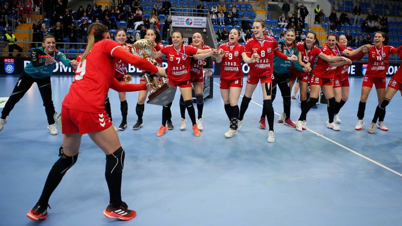 Rukometašice Jagodine osvojile su Kup Srbije (©MN Press/Ivica Veselinov)