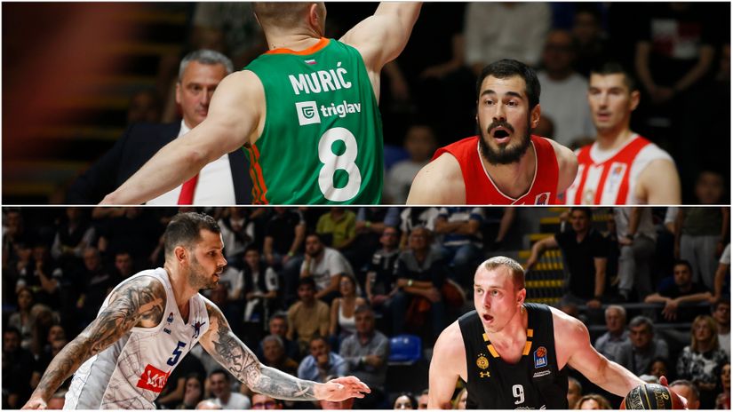 Detalji sa prvih utakmica obe serije (©ABA LIGA – Dragana Stjepanović, Ivica Veselinov) 