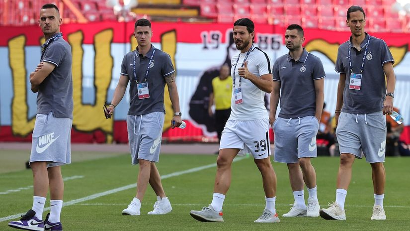 Fudbaleri Partizana pred finale kupa (© Star sport)