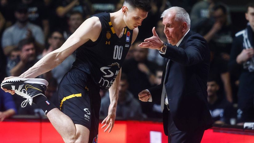 Rodions Kuruc i Željko Obradović (© Star Sport)