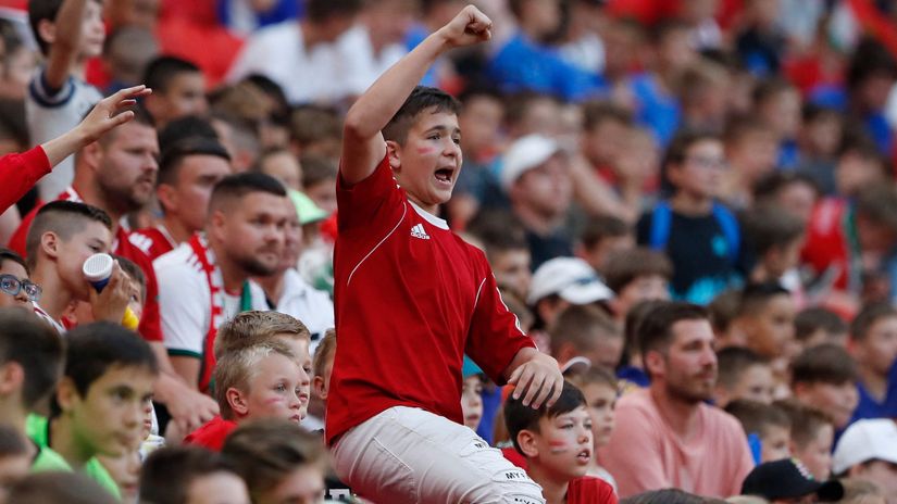 Mladi navijač Mađarske (©Reuters)