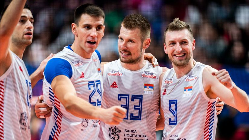 Perić, Nedeljković, Petković i Jovović (©FIVB)