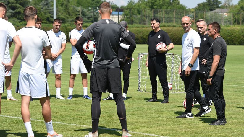  Ilija Stolica na treningu Partizana (©MN Press)