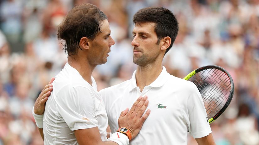 Novak Đoković i Rafael Nadal (©Reuters)