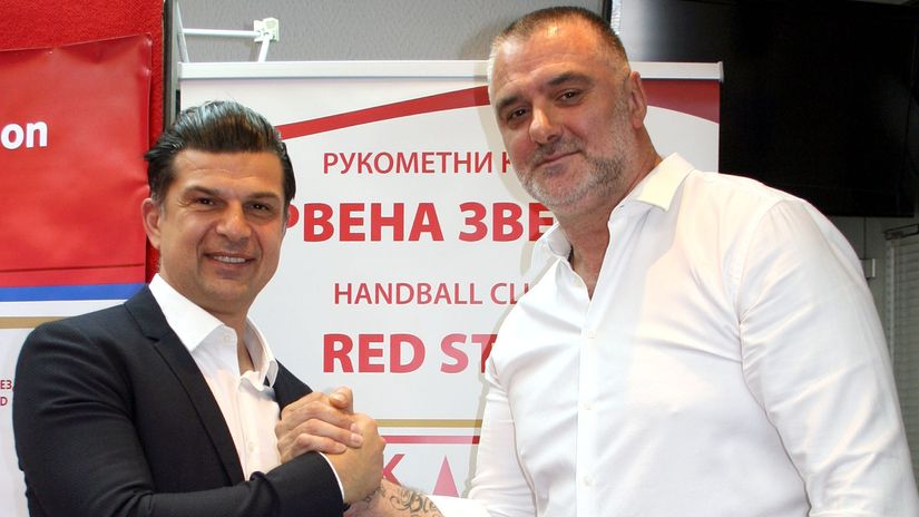 Dragan Škrbić i Nenad Peruničić (©SD Crvena zvezda)