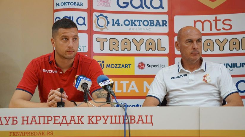 Nikola Petrić i Dušan Đorđević (©FK Napredak)